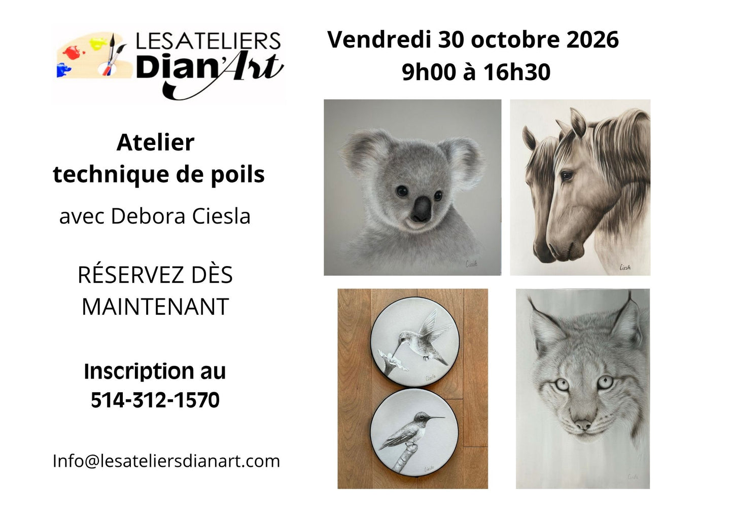 1 - Repentigny - Technique de poils - Vendredi 30 octobre 2026