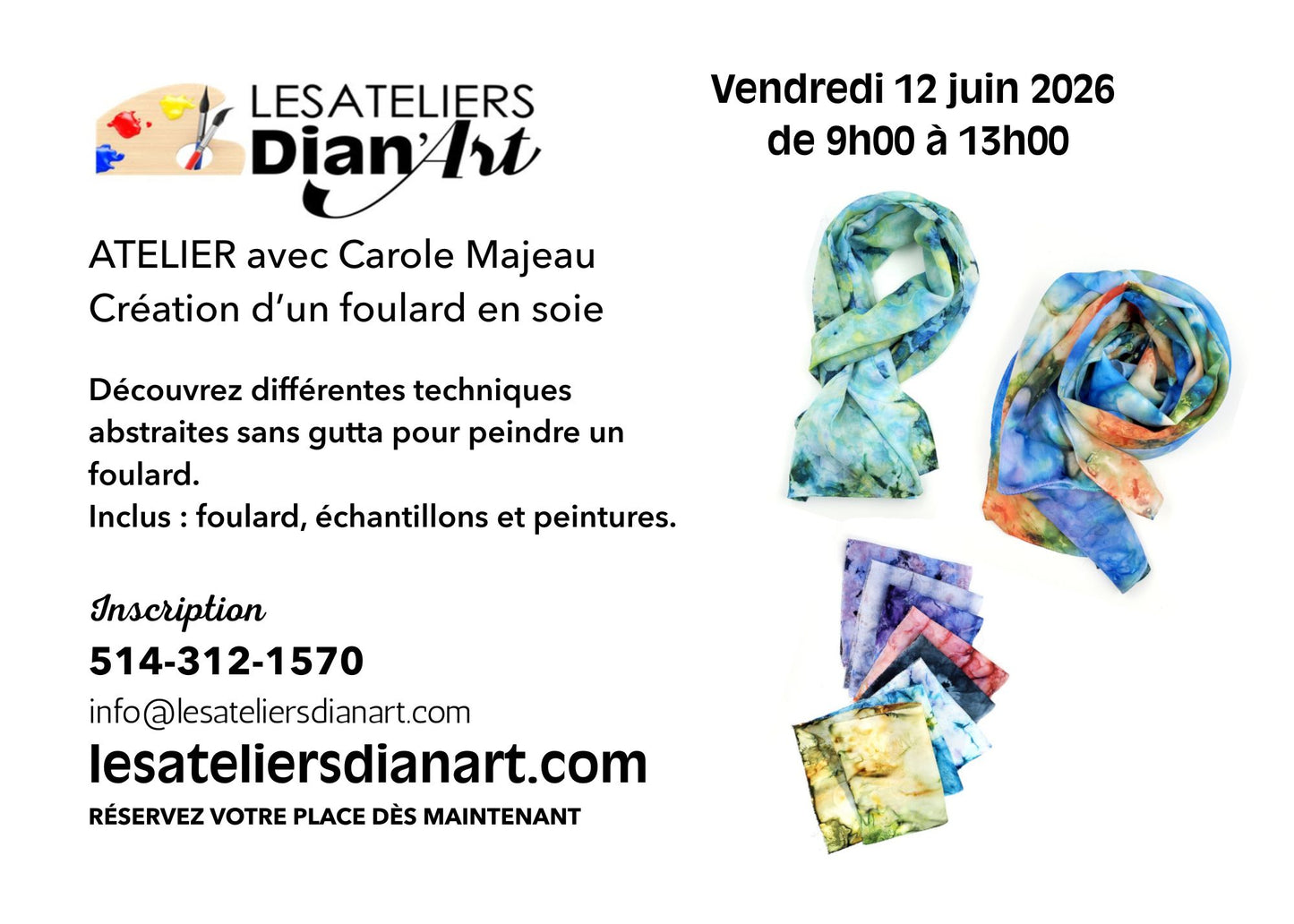 1 - Repentigny - Foulard de soie - Vendredi 12 juin 2026