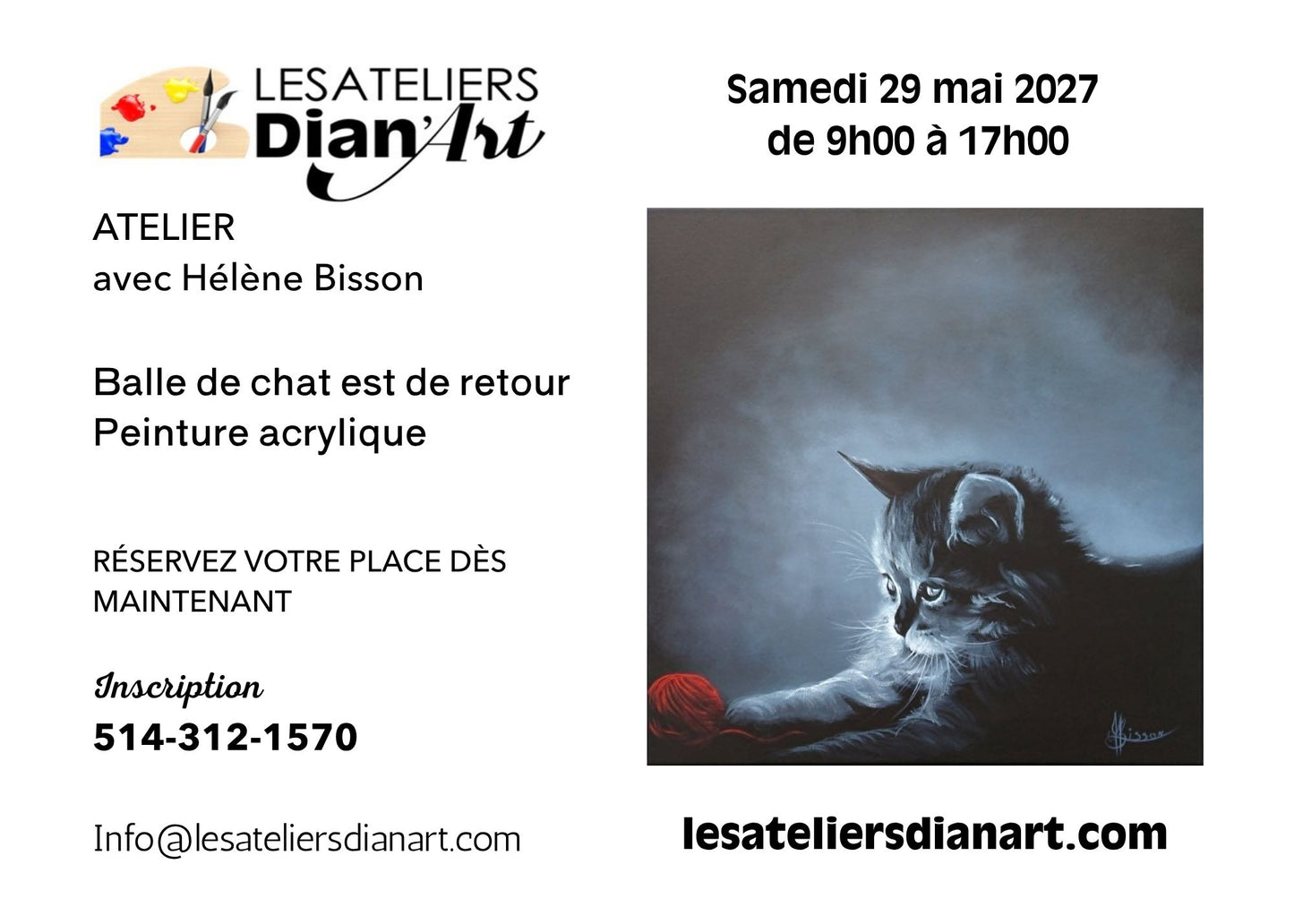 1 - Repentigny - Balle de Chat - Samedi le 29 mai 2027
