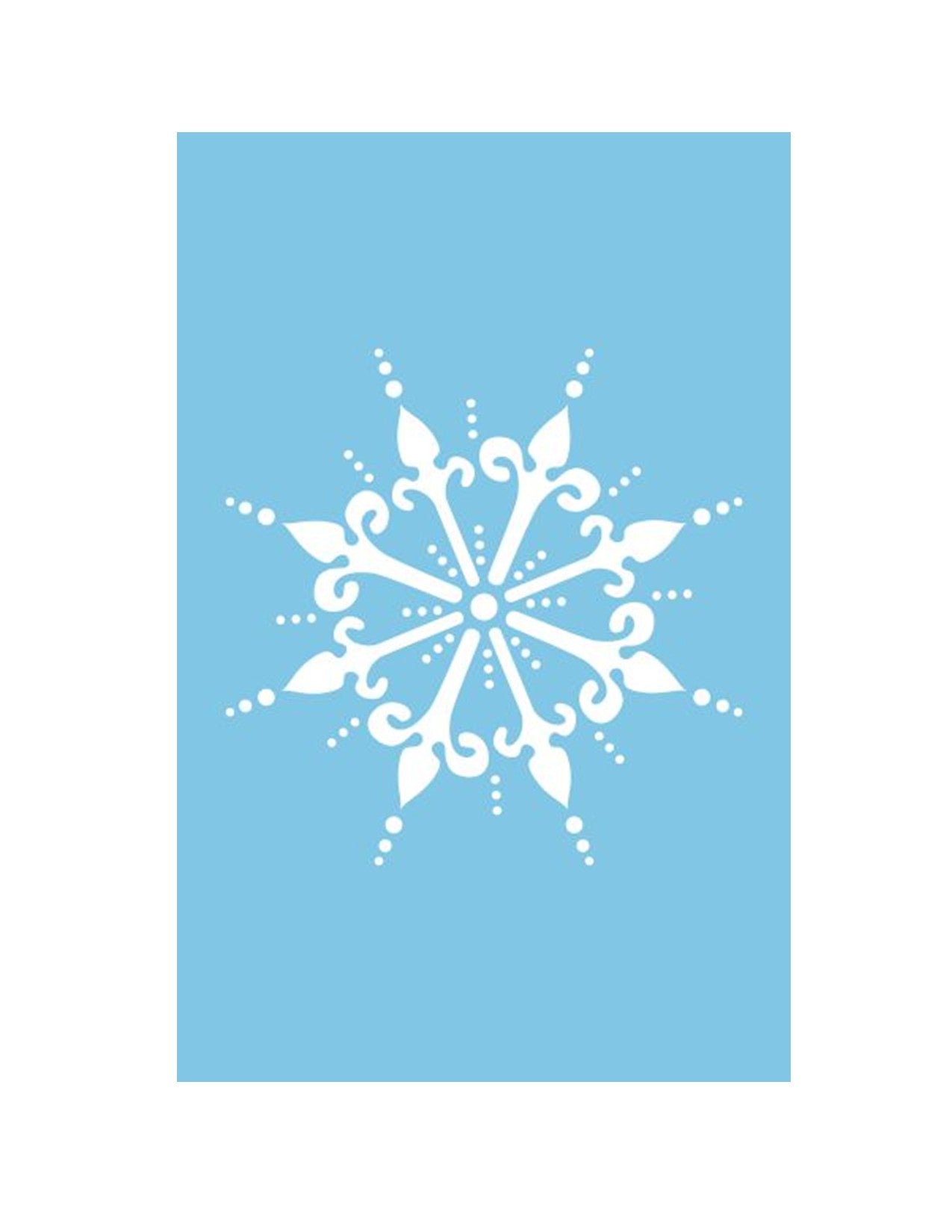 ST-002 - Pochoir - Flocon Victorien 1