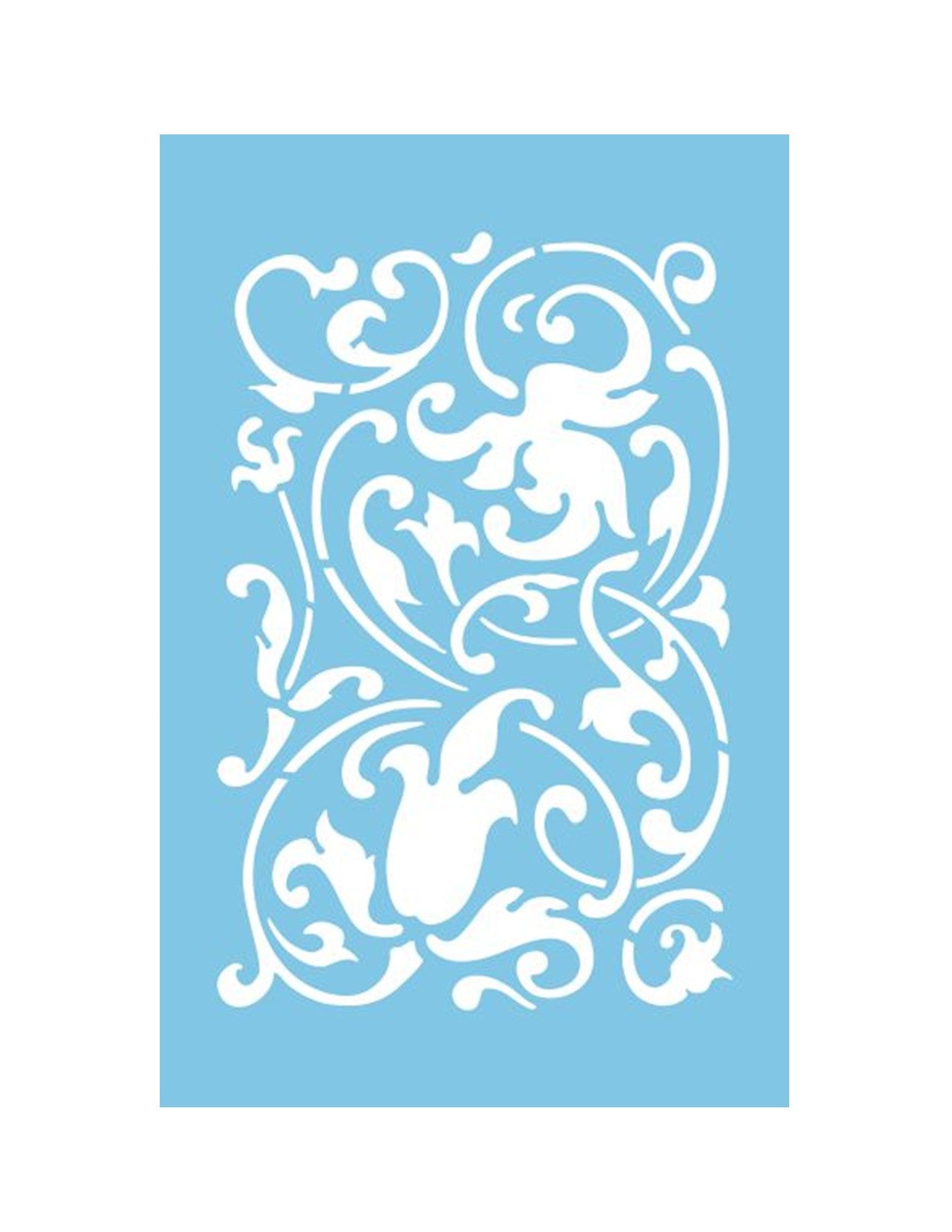 ST-008 - Pochoir -Arrière-Plan Baroque