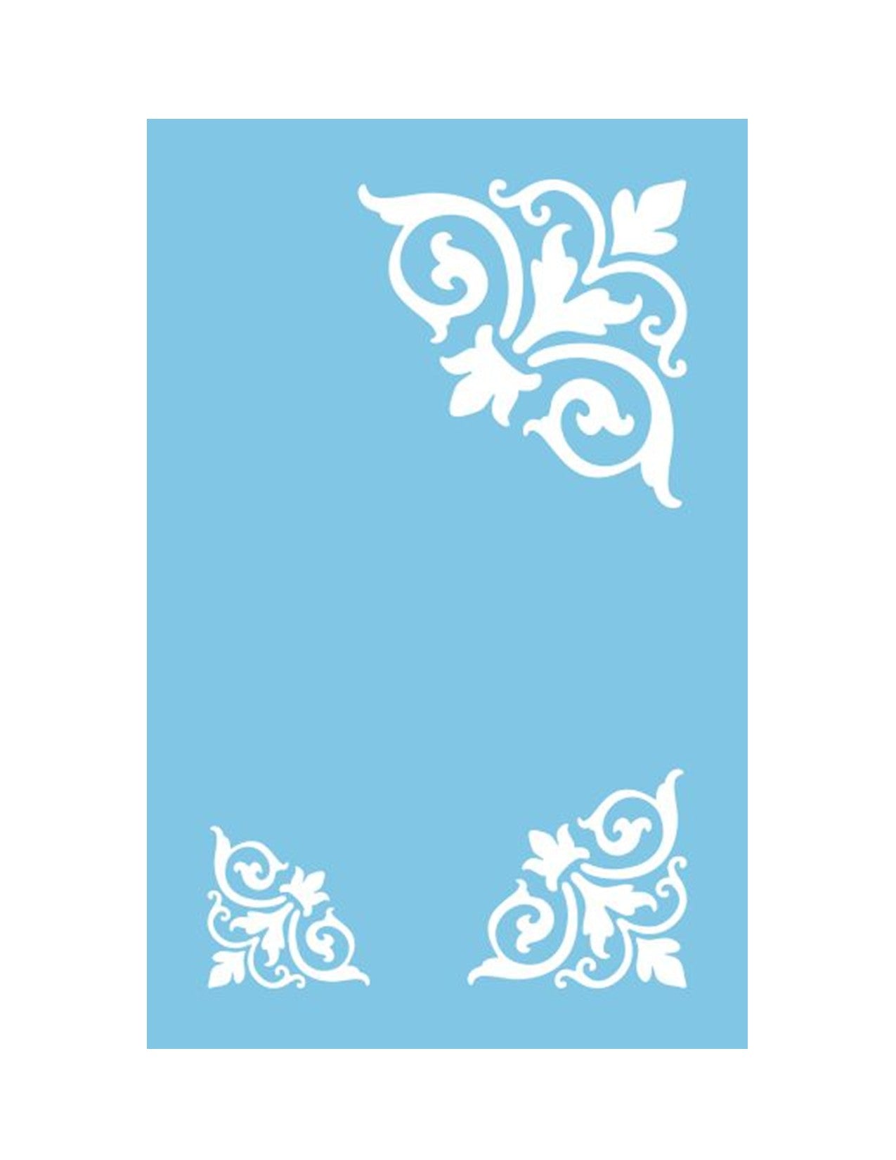 ST-202 - Stencil - Elegant Corner (small)