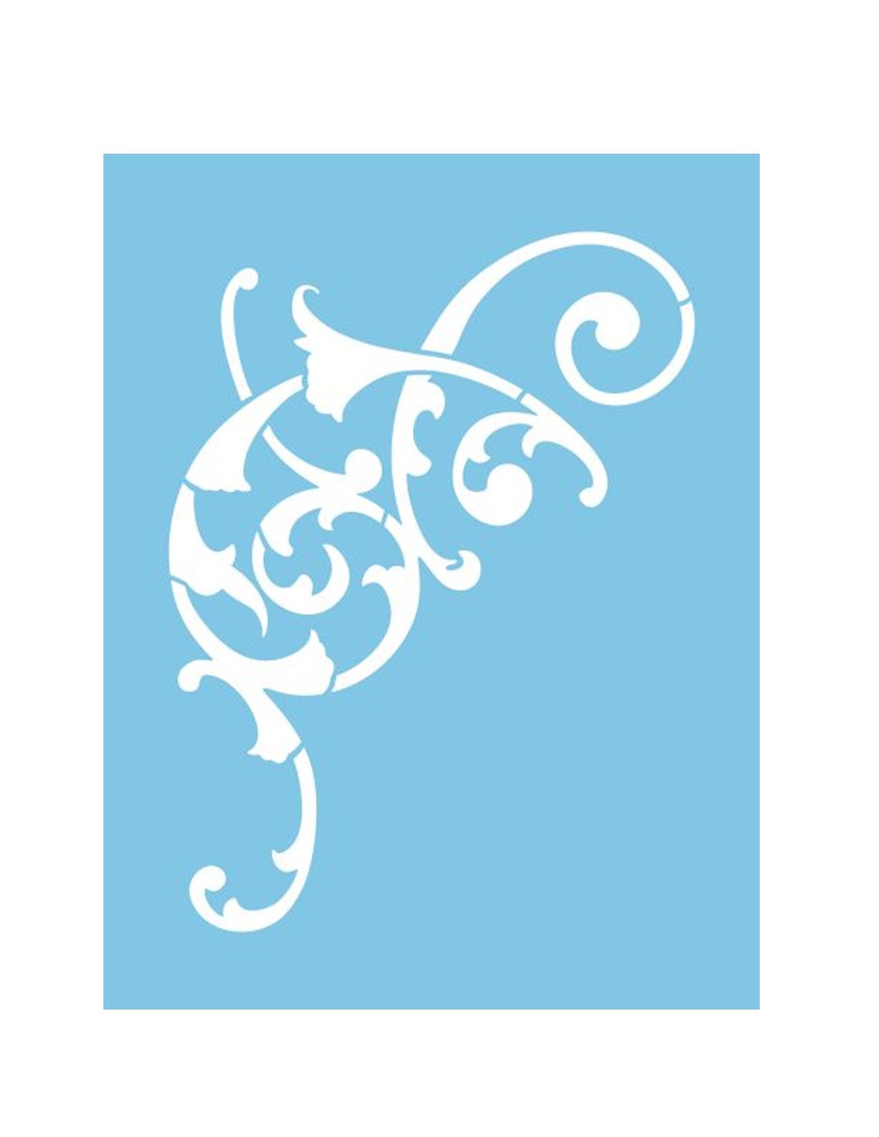 ST-023 - Stencil - Corner Pattern 2