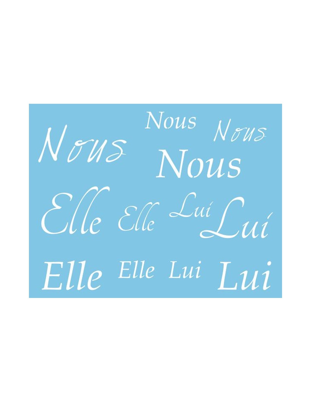 ST-041 - Stencil - Welcome