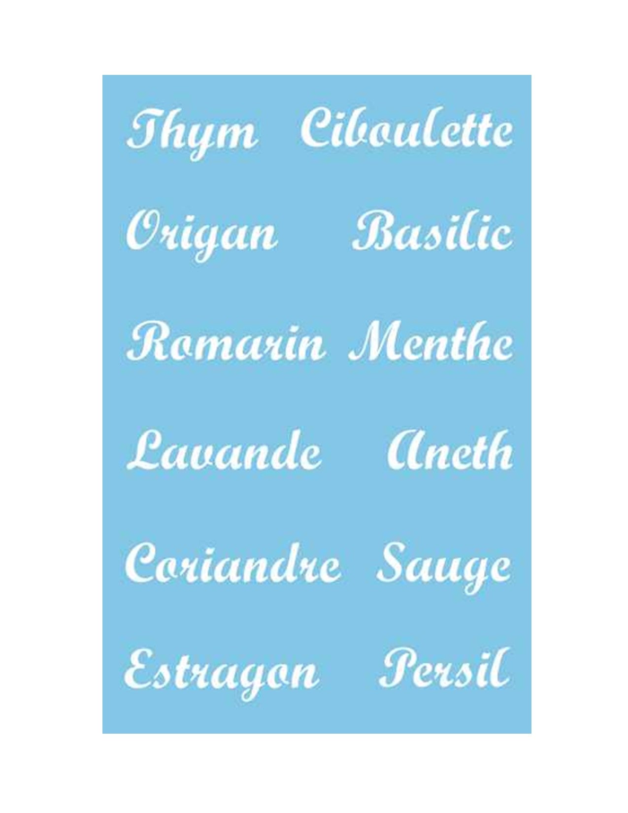 ST-045 - Stencil - Fine Herbs