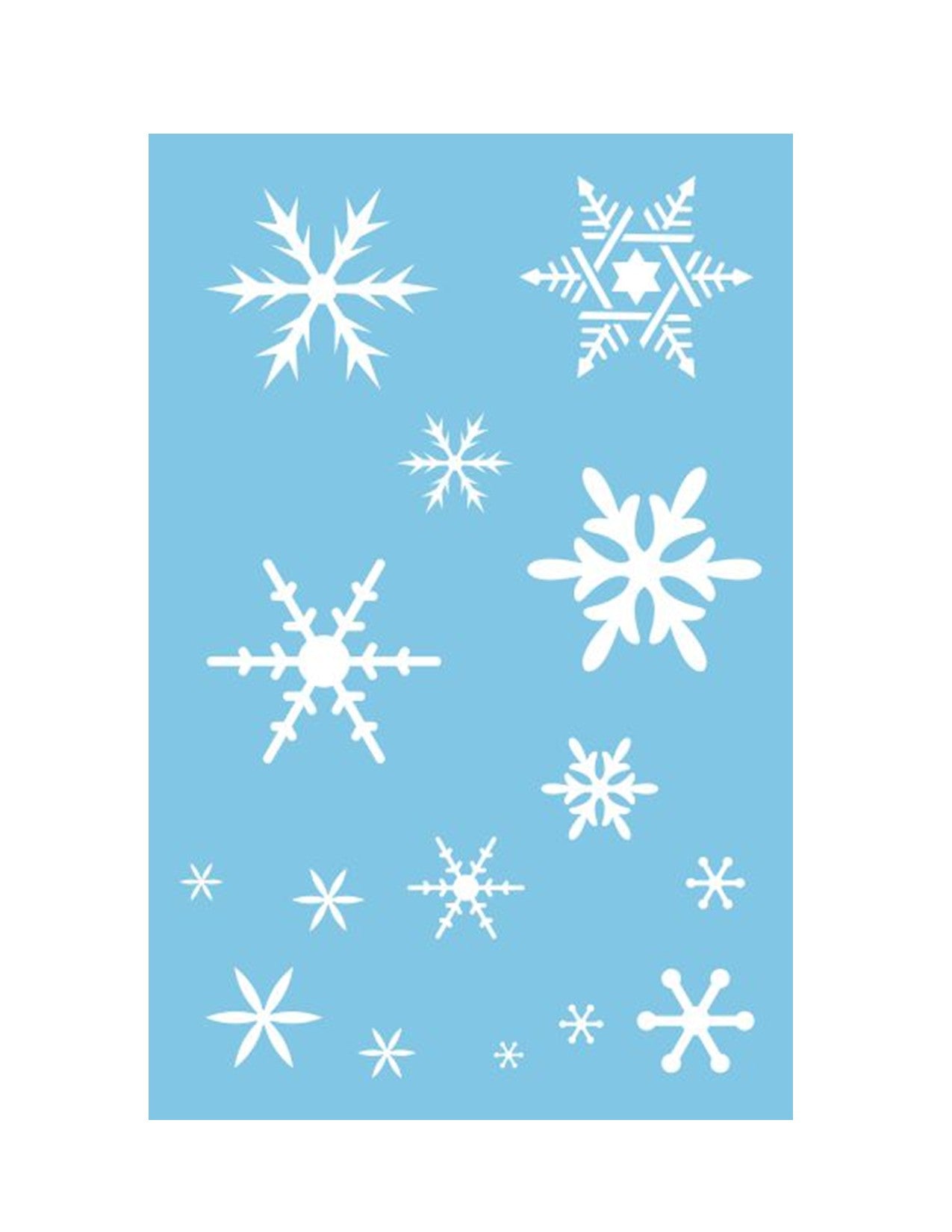 ST-031 - Pochoir - Flocons de neige 3