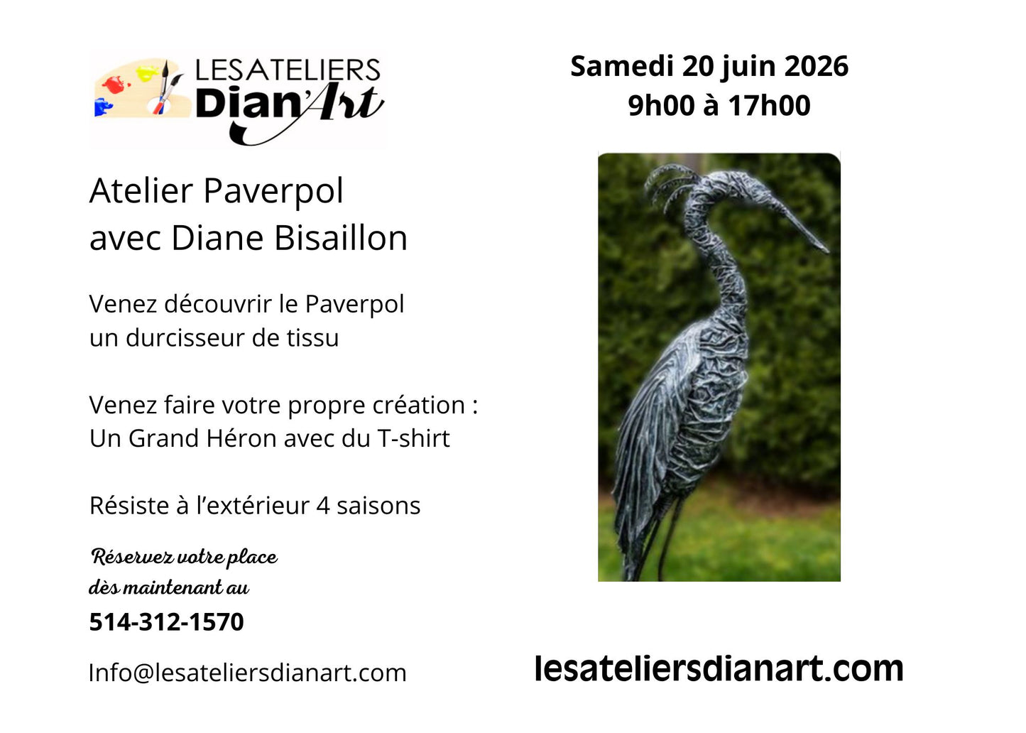 1 - Repentigny - Paverpol Grand Héron - Samedi 20 juin 2026