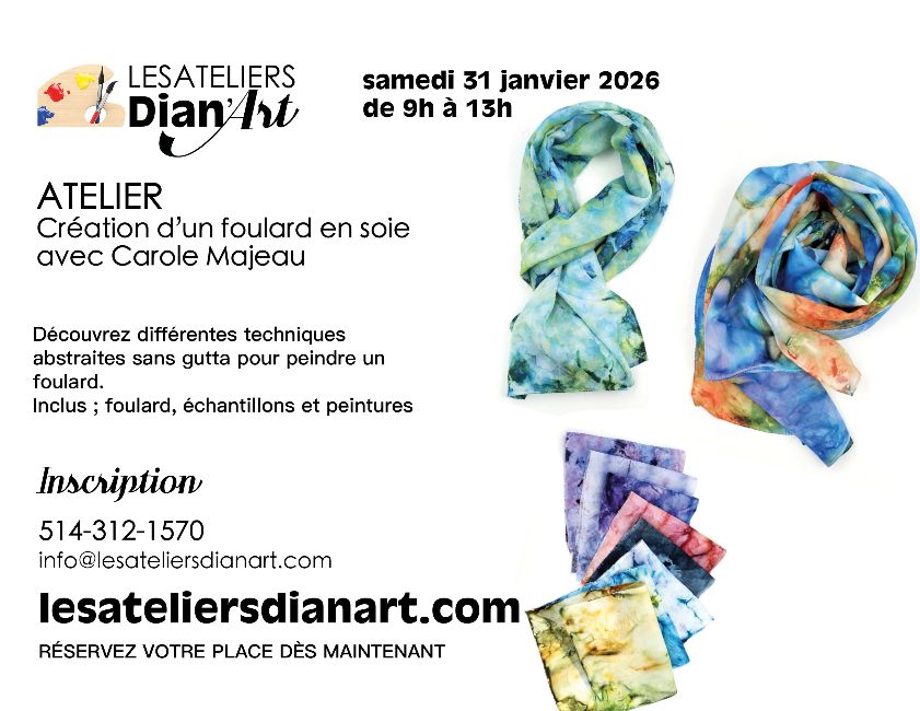 1 - Repentigny - Foulard de soie - Samedi 31 janvier 2026