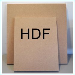 Toile en bois dessus en HDF