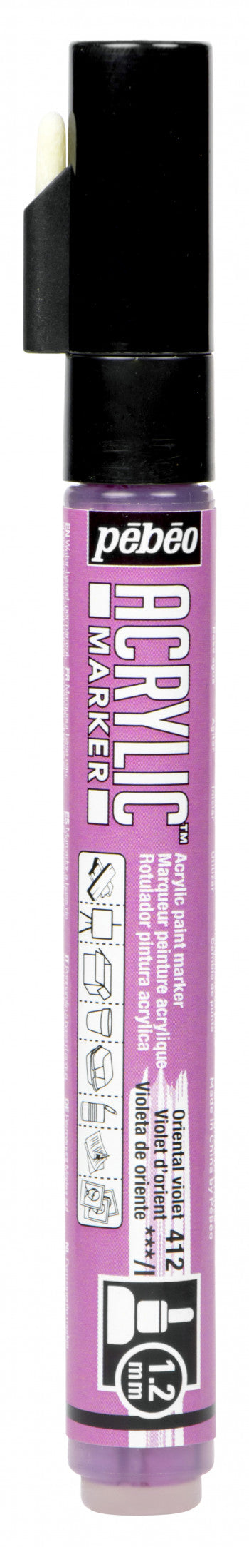 Acrylic Marker 1.2mm Pebeo    Violet d'orient