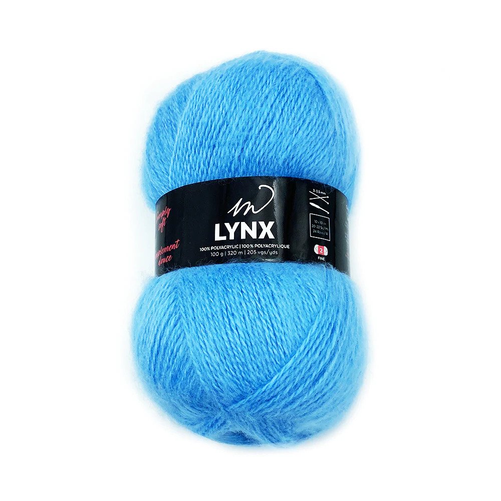 Laine M Lynx - Bleu poudre
