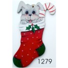 Ornaments - Dog in a stocking (2)