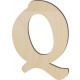 Lettre Q - 10" de haut