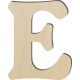 Lettre majuscule E - 6" de haut
