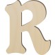 Lettre majuscule R - 6" de haut