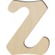 Lettre majuscule Z - 6" de haut