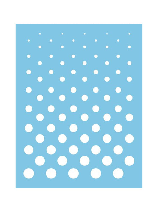 ST-050 - Pochoir - Pluie de cercles