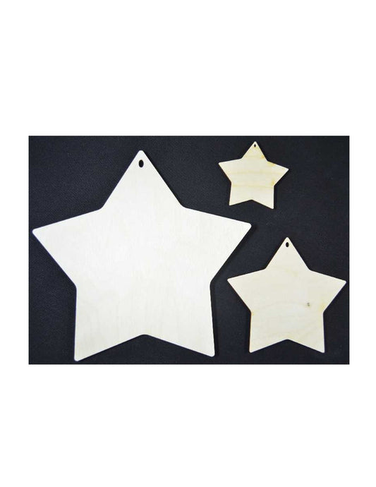 Étoile Country en merisier russe 3mm