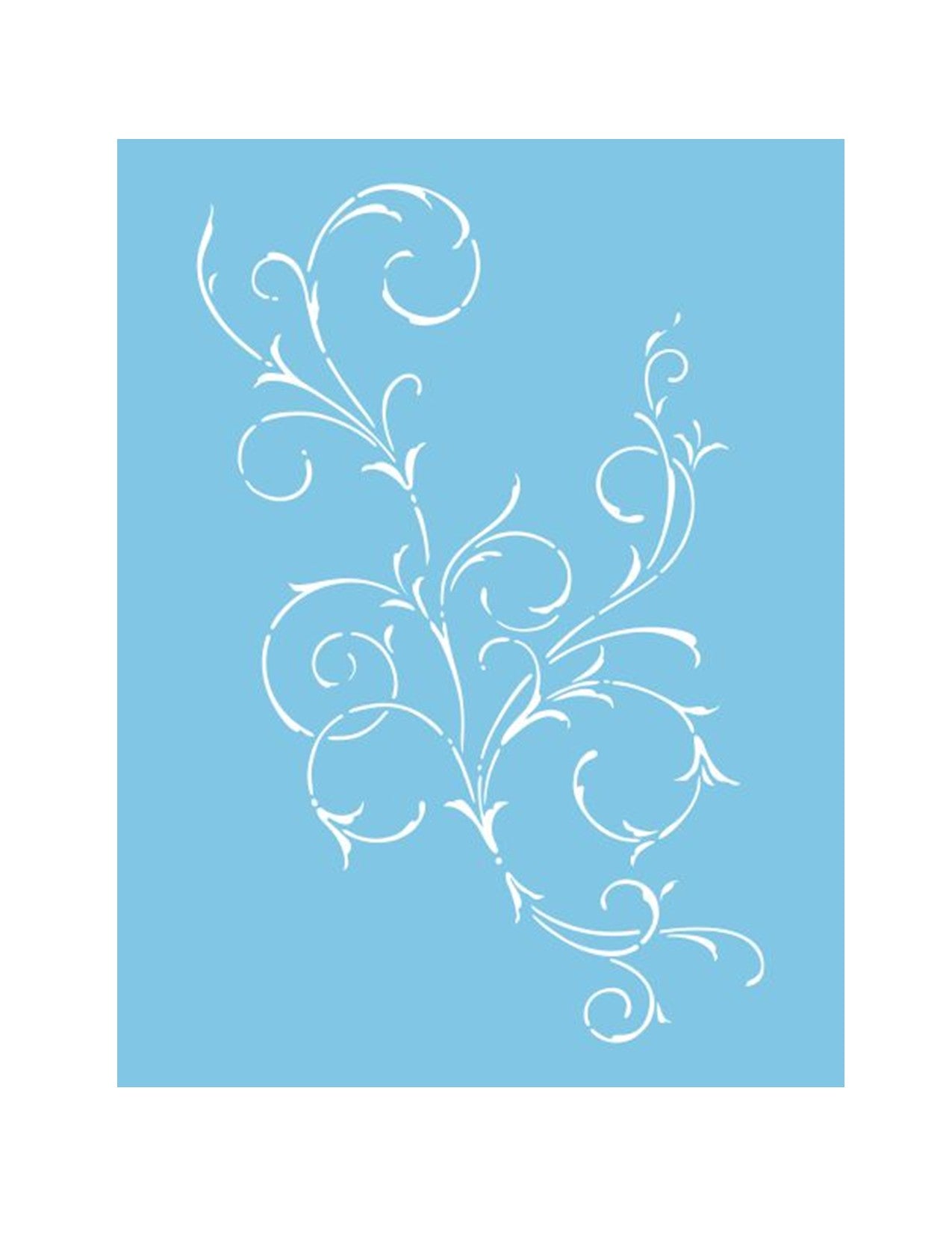 ST-009 - Pochoir - Les Volutes