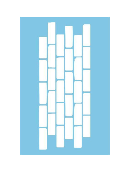 ST-032 - Pochoir - Mur de Briques