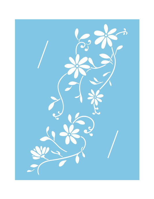 ST-052 - Pochoir - Les belles marguerites