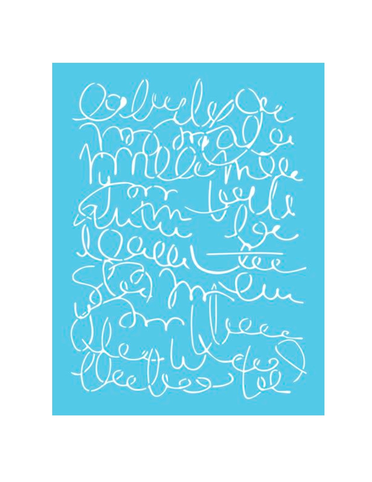 ST-085 - Stencil - Scribble