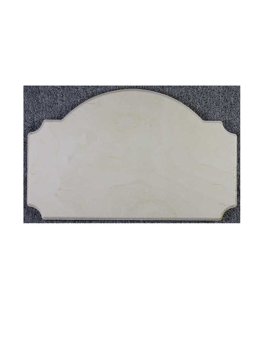 Plaque haut ovale 9"x 14"