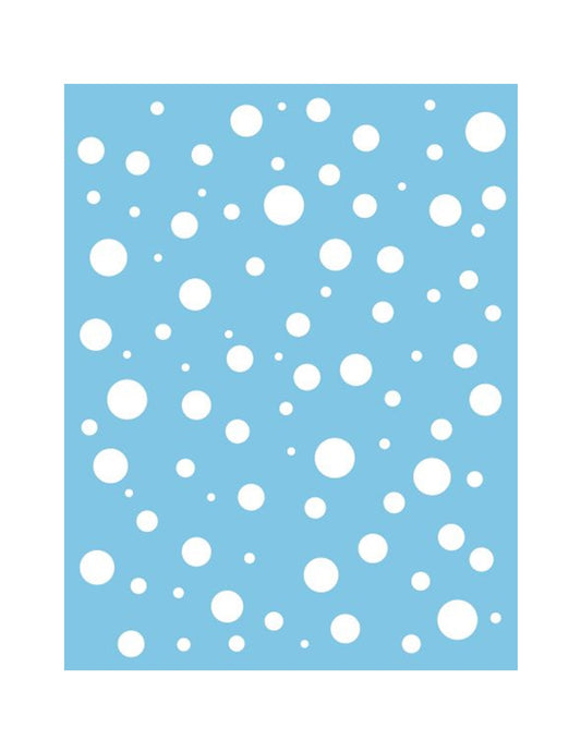 ST-049 - Pochoir - Tapis de cercles variés