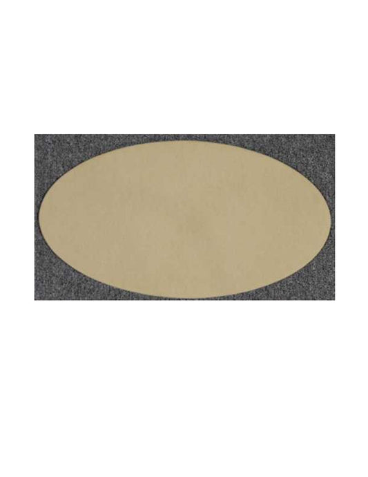 Enseigne Ovale 18.5 X 10 en MDF