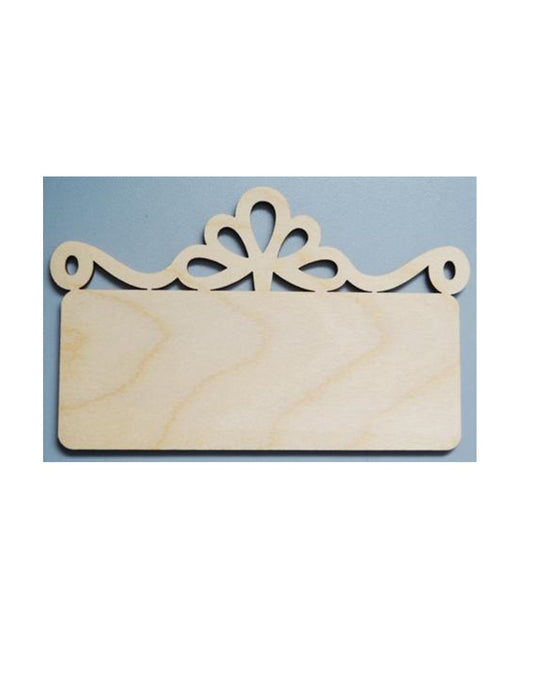 Plaque ruban    6.5" X 4"
