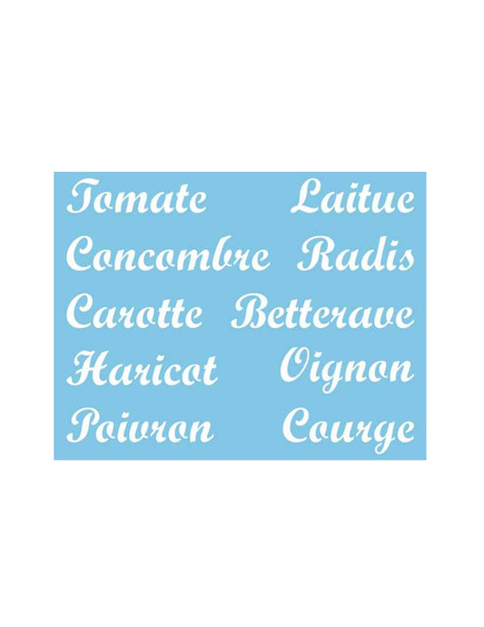 ST-046 - Pochoir - Légumes