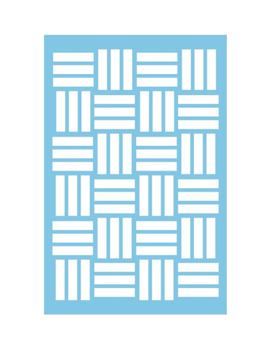 ST-027 - Pochoir - Tressage