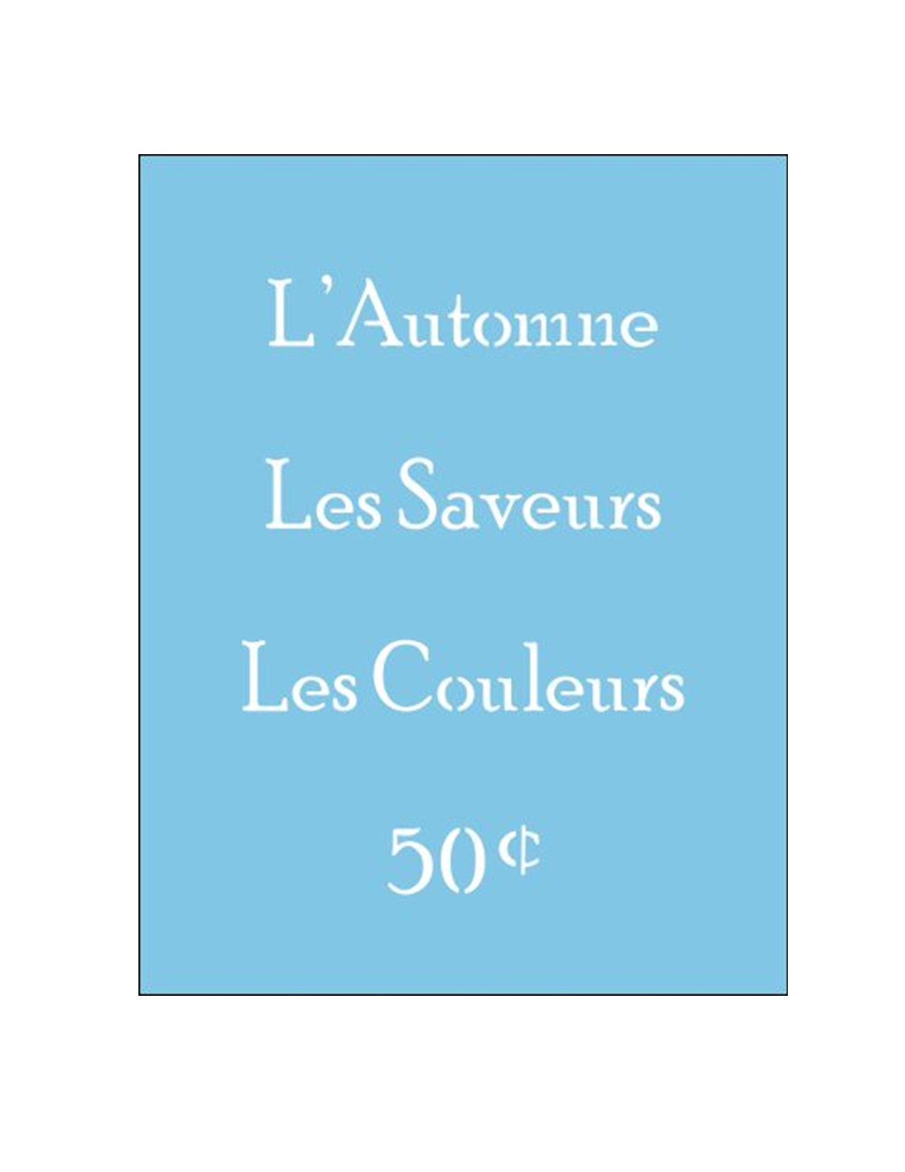 ST-092 - Stencil - Autumn