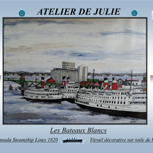 Les bateaux blancs