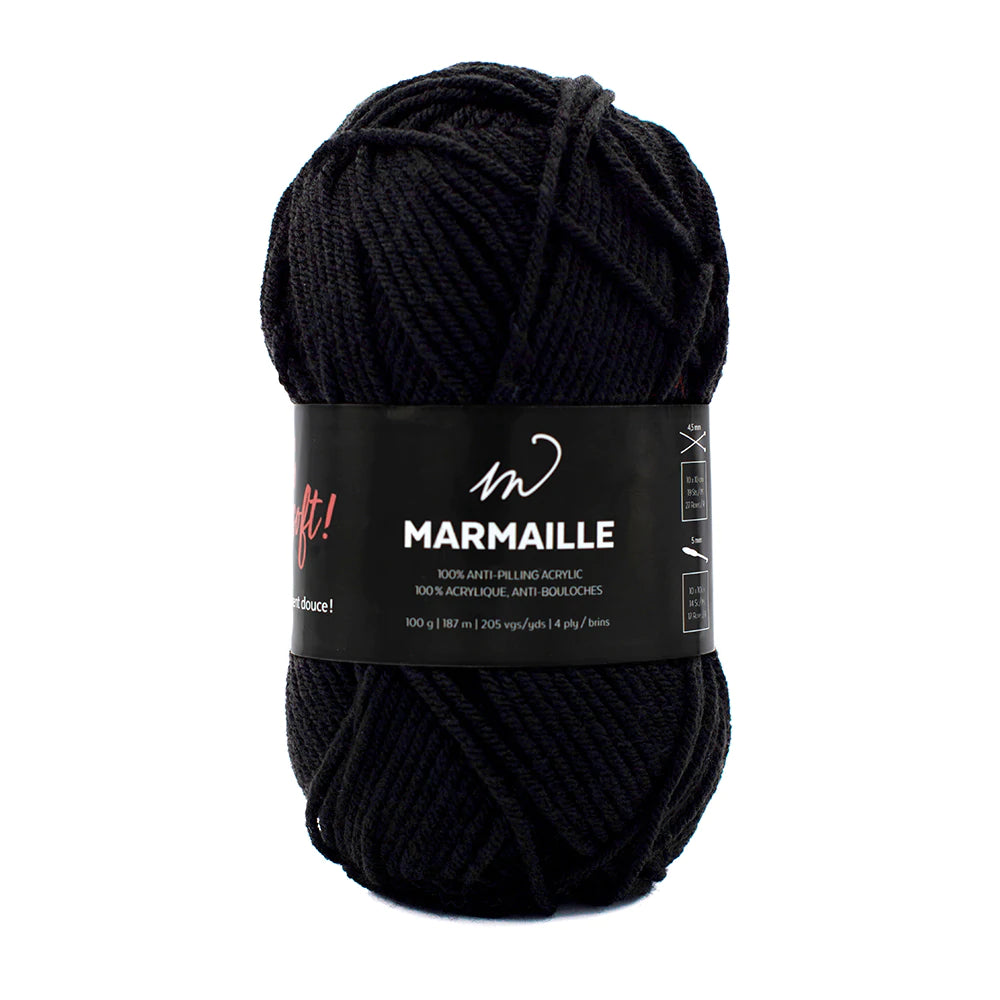 Wool M Marmaille - Black