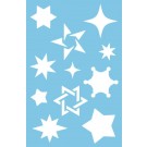 ST-019 - Stencil - Snowflakes - 1