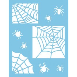 ST-048 - Stencil - Spider web (Template)