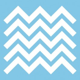 ST-061 - Pochoir - Gros chevrons