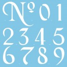Thumbnail for ST-152 - Stencil - Black Chancery Numbers 3