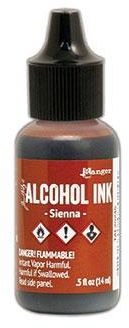 Alcohol ink - Siena