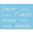 Thumbnail for ST-038 - Pochoir - Amour - Famille
