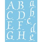 Thumbnail for ST-155 - Stencil - Alphabet and numbers 2
