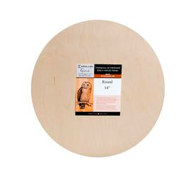 36" round wooden canvas (in store only)