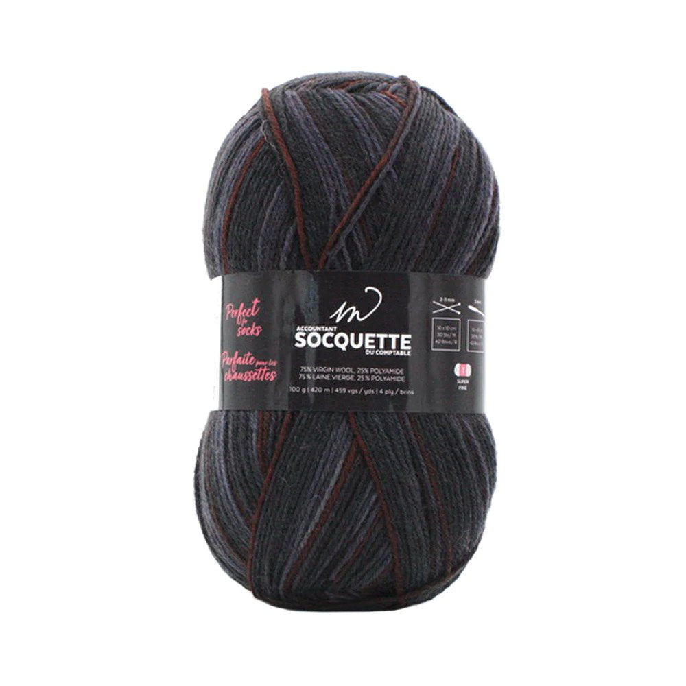 Wool M Socks - Anthracite Brick