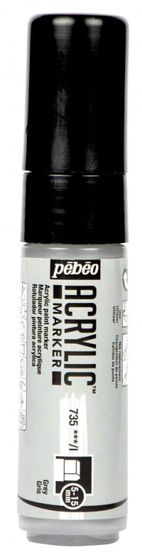 Thumbnail for ACRYLIC MARKER TIP 3IN1 5-15 MM GRAY
