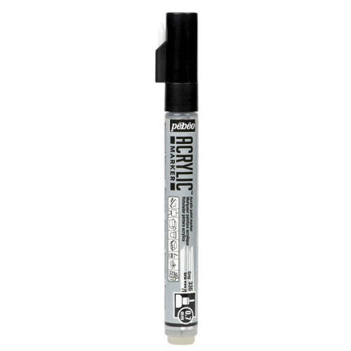 Acrylic Marker 0.7mm Pebeo   Gris