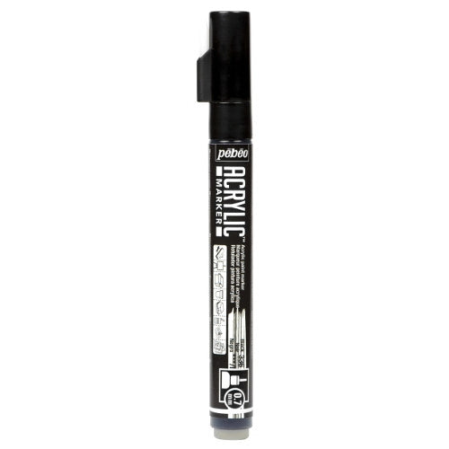 Acrylic Marker 0.7mm Pebeo Black - 336