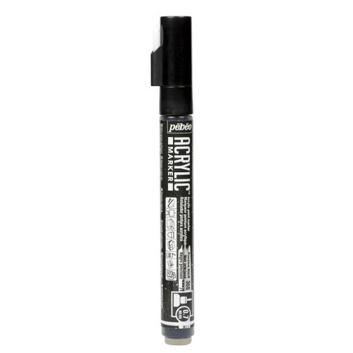 Acrylic Marker 0.7mm Pébéo  Noir précieux - 355