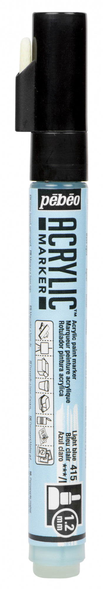 Acrylic Marker 1.2mm Pebeo Light Blue - 415