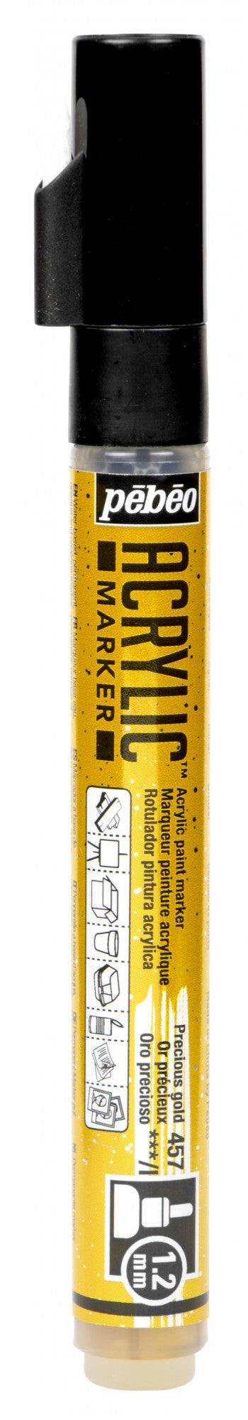Acrylic Marker 1.2mm Pebeo    Or précieux - 457